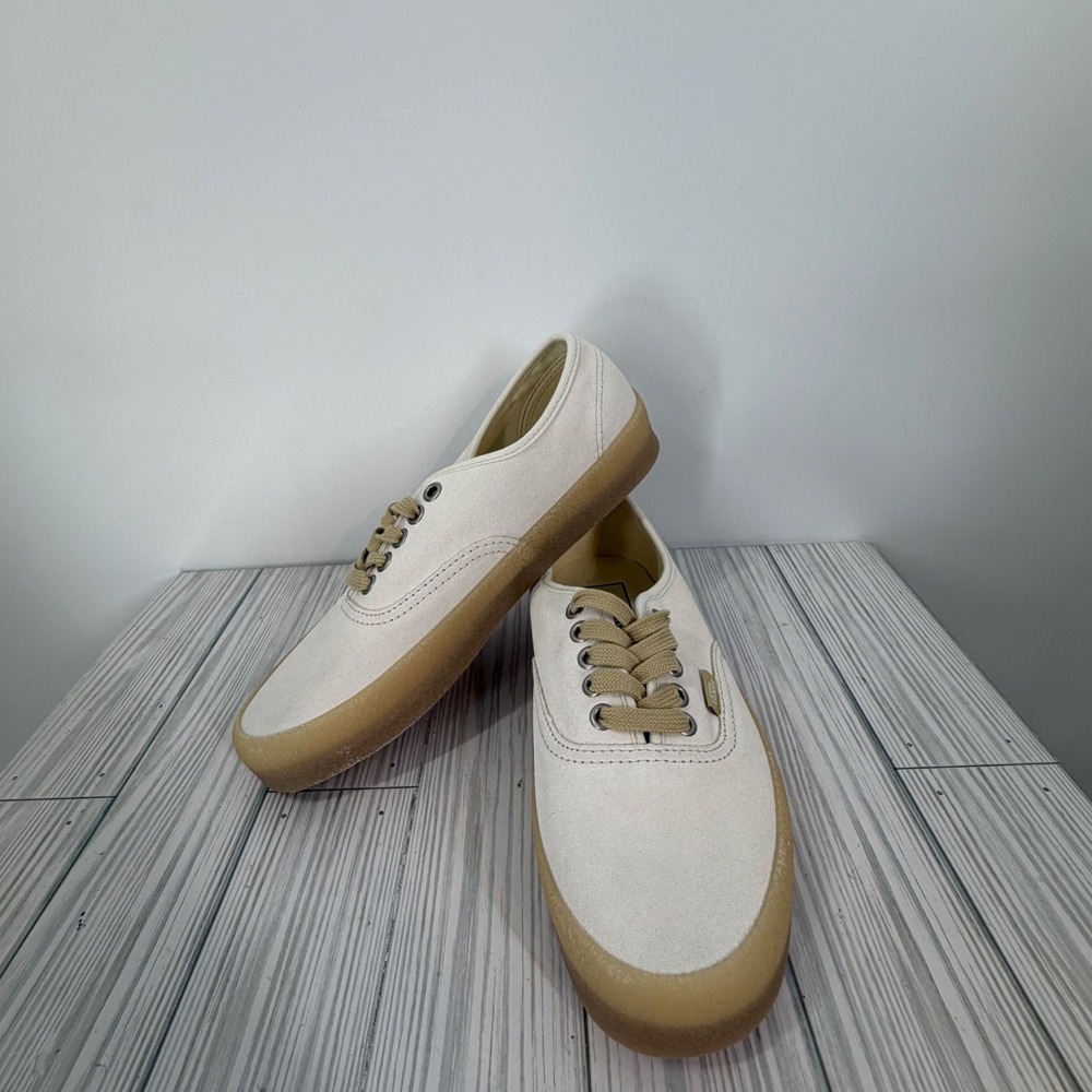Vans Authentic Crepe Marshmallow Canvas Sneakers VN000D7YCD3 W8 M6.5 UNISEX NEW